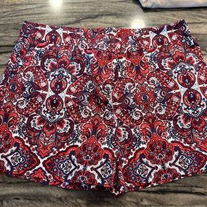 Womens paisley shorts